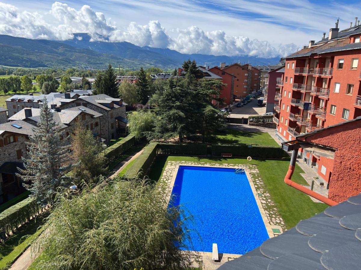 Appartamento Piso Puigcerda Vistas Y Piscina Esterno foto